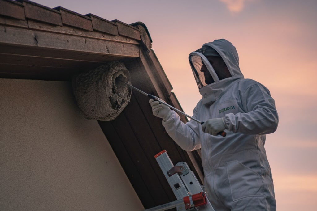 Identificou um Ninho de Vespas ou Marimbondos? Por Que Você Nunca Deve Tentar Remover Sozinho.