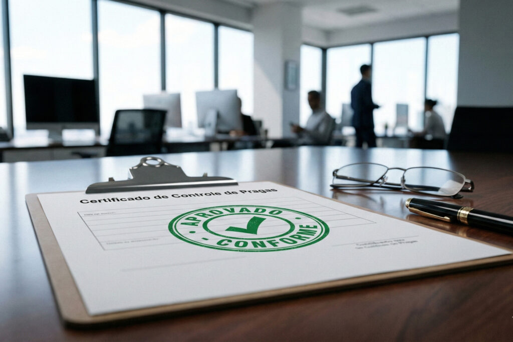 Certificado de Dedetização: O documento que evita o fechamento da sua empresa