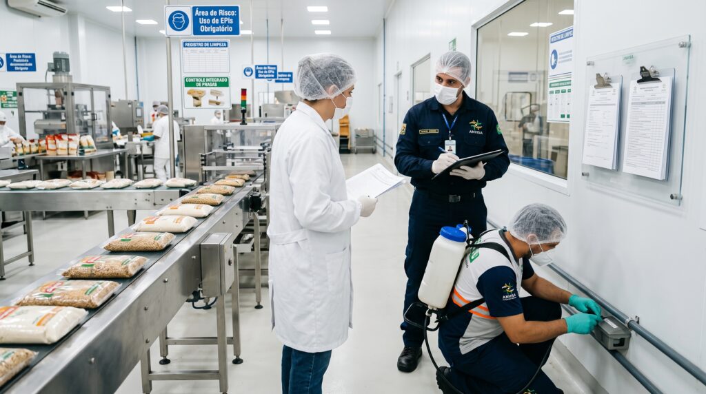 Controle de Pragas em Indústrias Alimentícias: O que a ANVISA Exige e Como Estar Sempre Pronto para uma Auditoria